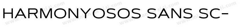 harmonyosos sans sc字体转换
